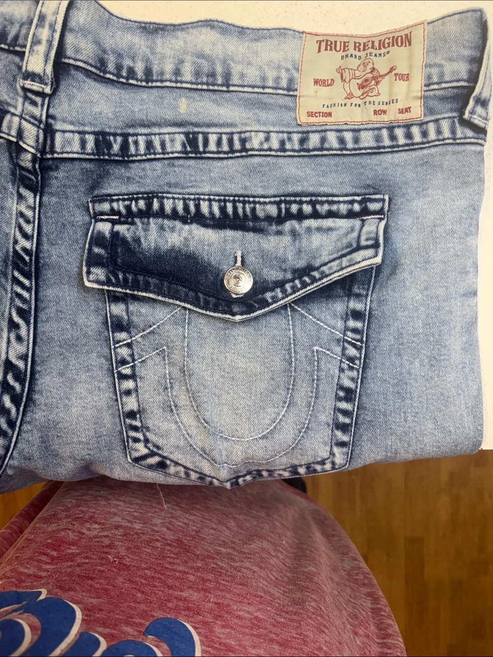 True Religion Rocco Light Blue Relaxed Skinny Jeans